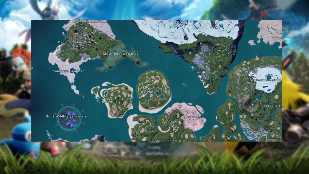 Palworld 1.0 - All-New Pals & How to Get Them | | GamesHorizon Palworld Dancing Sakura Shrine, Middle Section Palpagos Islands on Map