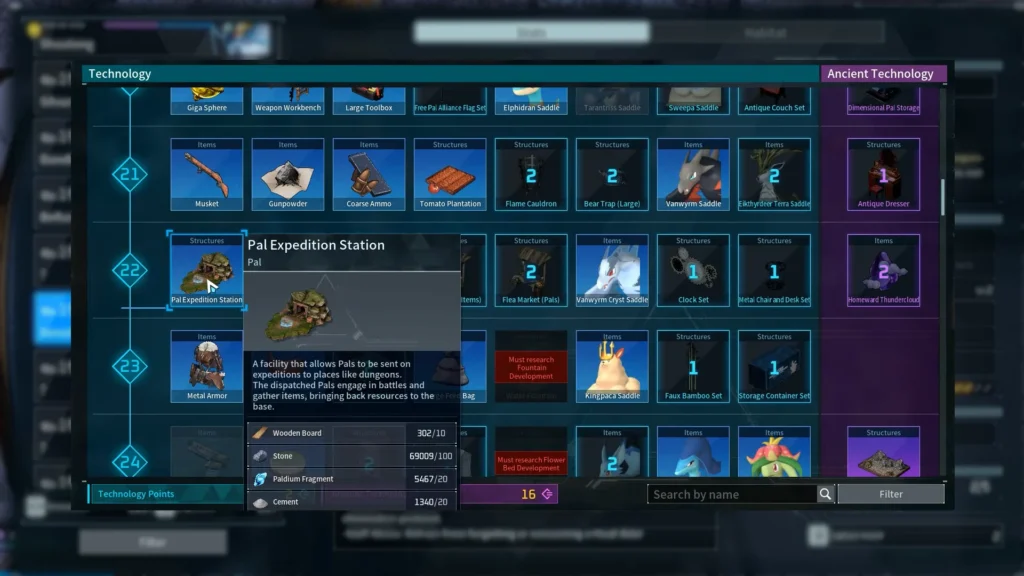 How to Get Xenolord in Palworld 1.0 | | GamesHorizon Palworld Technology Ancient Technology Tree at Tier 22