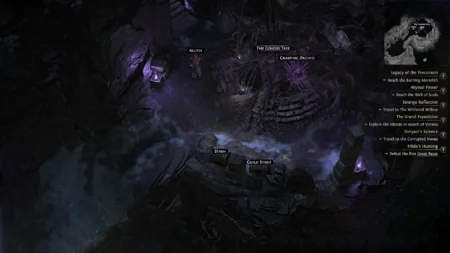 Path of Exile 2 Monastery of the keepers Location Area with Genesis Tree