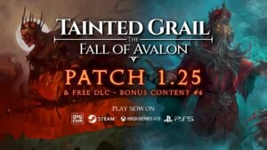 Tainted Grail Fall of Avalon Adds New Weapons & More in Free Bonus Content Pack Tainted Grail Fall of Avalon Patch 125