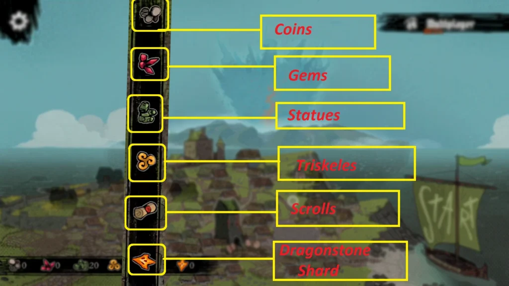 Tears of Metal Currancies Icon Explaination