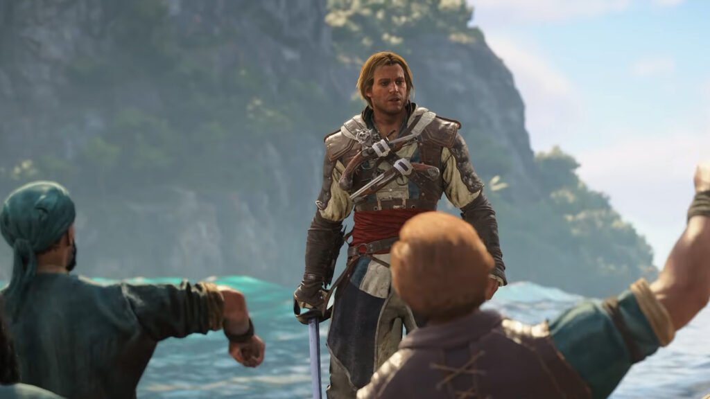 An image showing the gameplay of Assassin's Creed Black Flag Resynced.