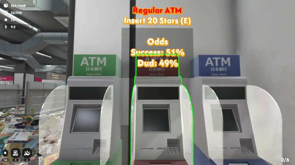Supermarket Chaos - How to Get & Use Stars | | GamesHorizon atm machines