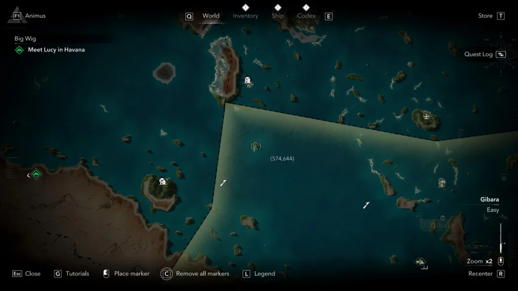 Assassin's Creed Black Flag Resynced - How to get Skeleton Crew | Black Flag Resynced | GamesHorizon An image showing the gameplay of Assassin's Creed Black Flag Resynced. There is a map on the screen.