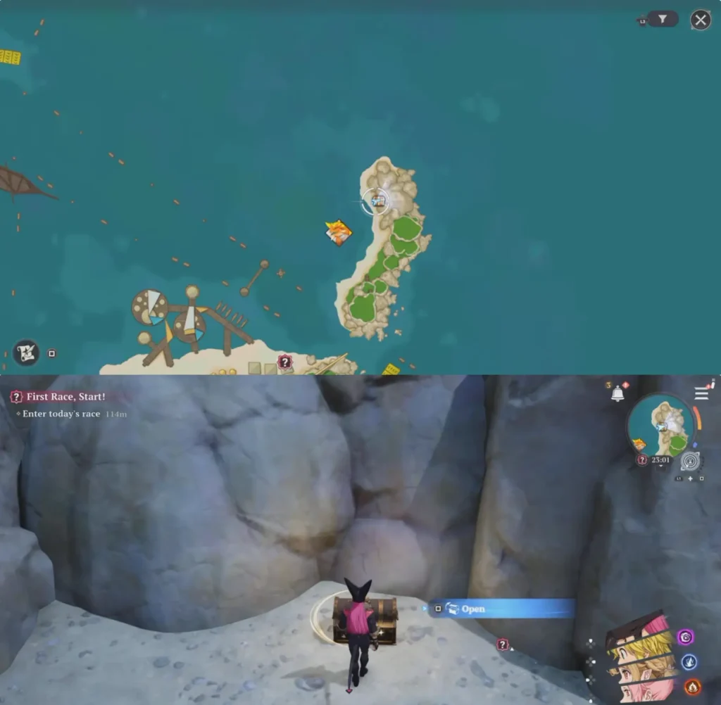 The Seven Deadly Sins: Origin - All Spray Island Chest Locations | | GamesHorizon chest 1