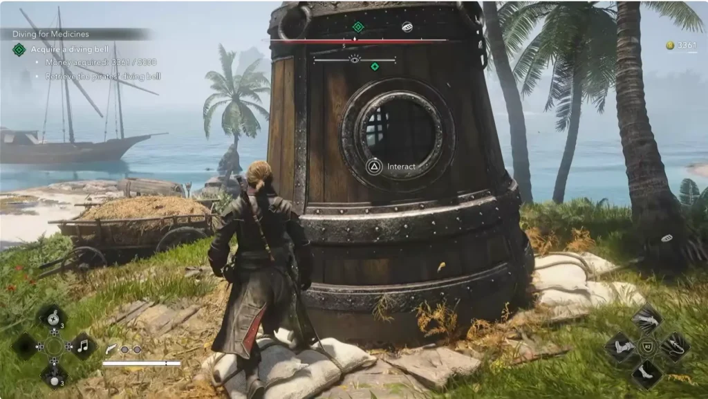 AC Black Flag Resynced - Swim to the lowest point Location | | GamesHorizon diving for medicines quest