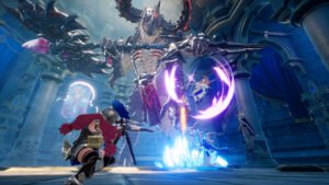 An image showing the gameplay of DragonSword: Awakening.