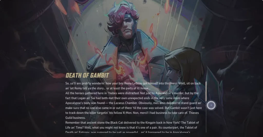 Marvel Rivals - Death of Gambit Correct Solution | | GamesHorizon case description