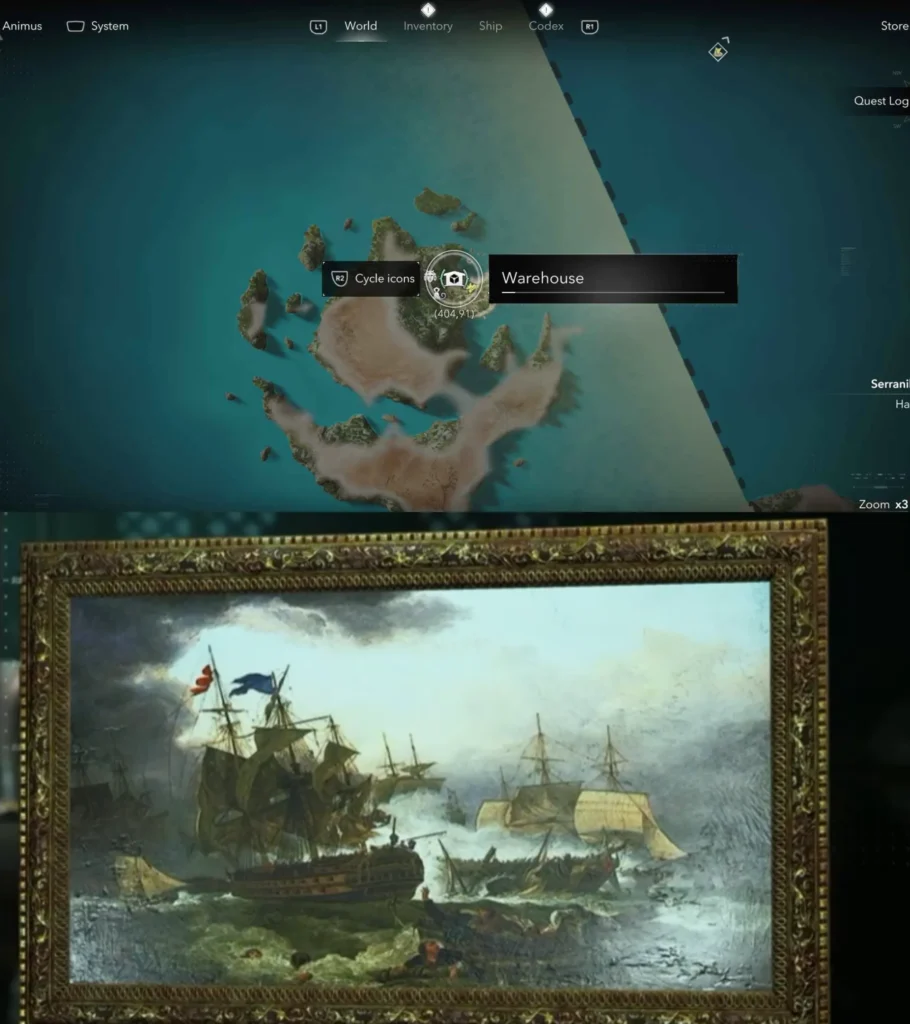 AC Black Flag Resynced: All 12 Paintings Locations | | GamesHorizon english ship