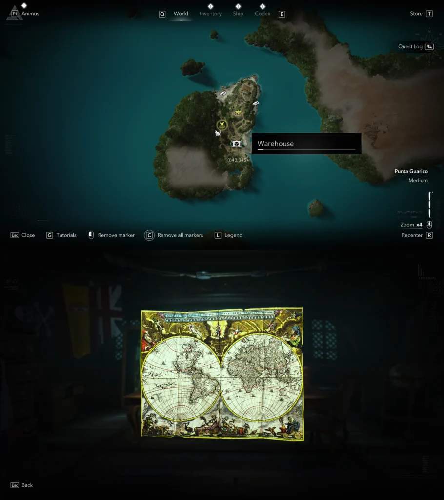 AC Black Flag Resynced: All 12 Paintings Locations | | GamesHorizon map of world