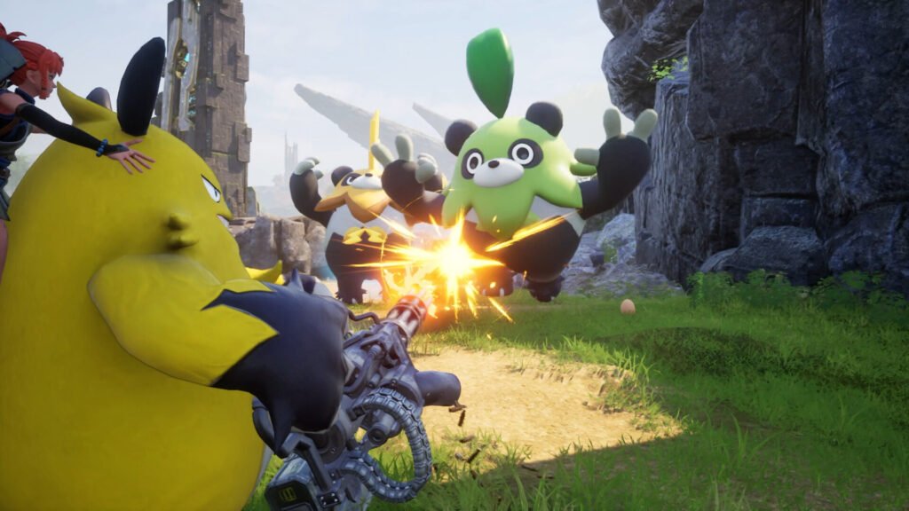 An image showing the gameplay of Palworld.