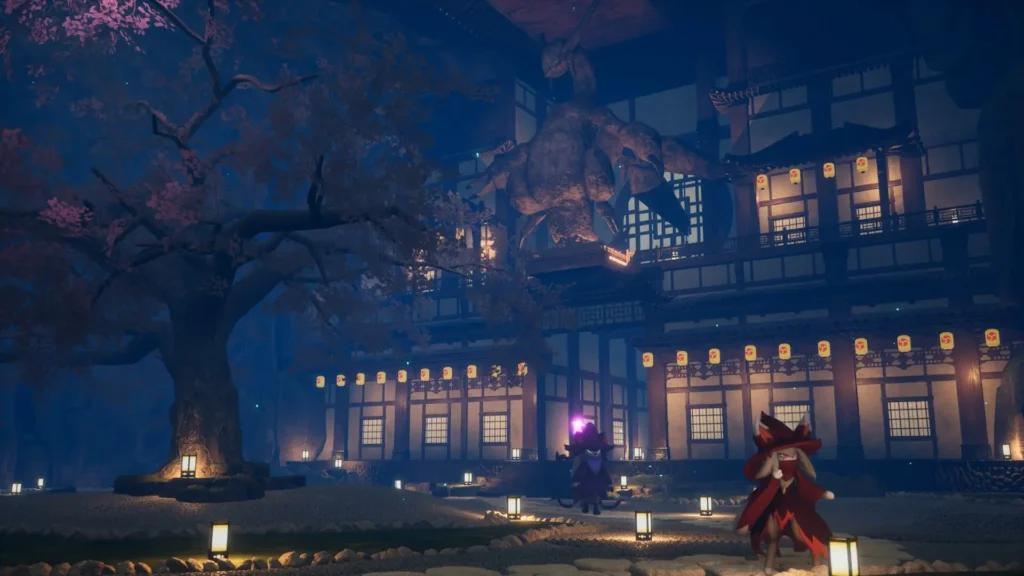 An image showing the gameplay of Palworld.