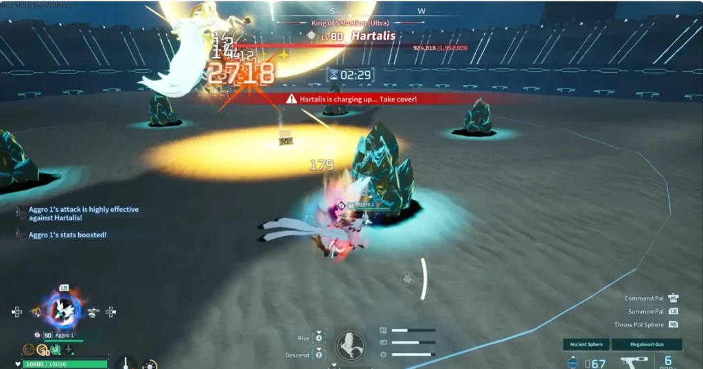 Palworld 1.0 - How to get Hartalis | | GamesHorizon phase 2 attack