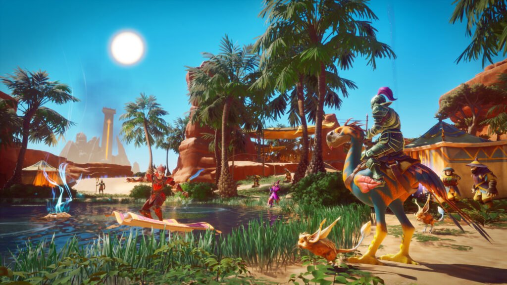 An image showing the gameplay of RuneScape Dragon Wilds.