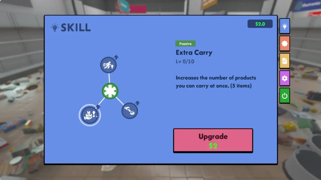Supermarket Chaos - How to Get & Use Stars | | GamesHorizon skill tree