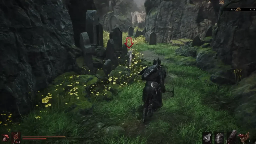 Mortal Shell 2 - Northern Graveyard Puzzle Solution | | GamesHorizon tombstone 2