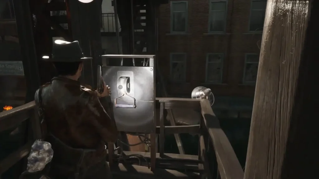 Reach the Miskatonic Library Annex The Sinking City 2 Floodgate