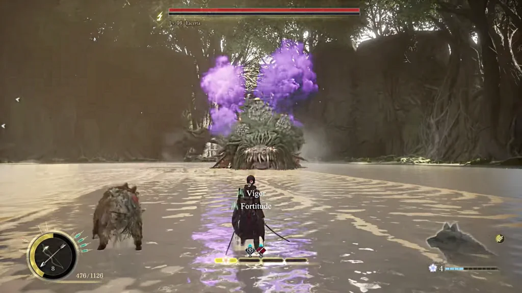 Beast of Reincarnation Lacerta Purple Bloom