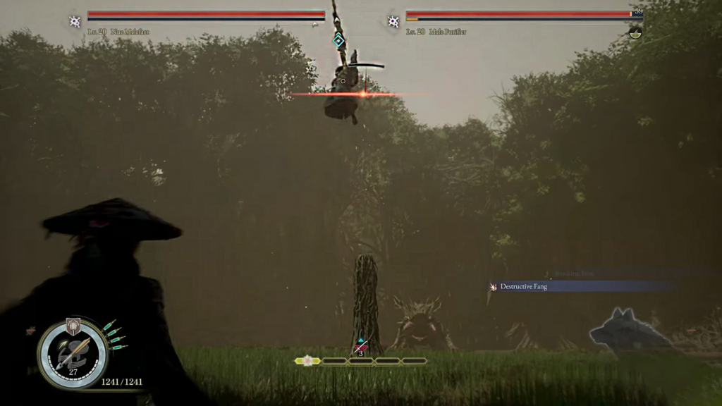 Beast of Reincarnation Male Purifier Lunge Attack