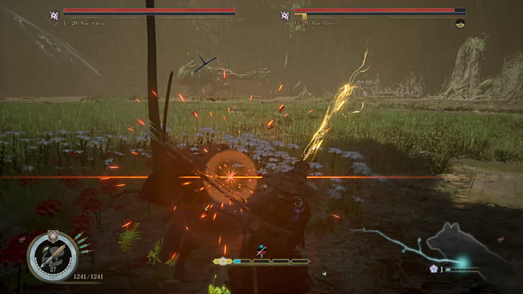 Beast of Reincarnation Male Purifier Sword Attack
