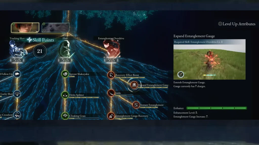 Beast of Reincarnation Skill Point Screen