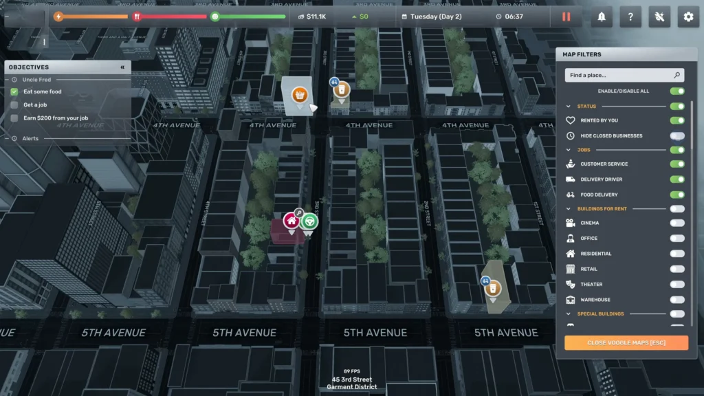 Big Ambition Job Map