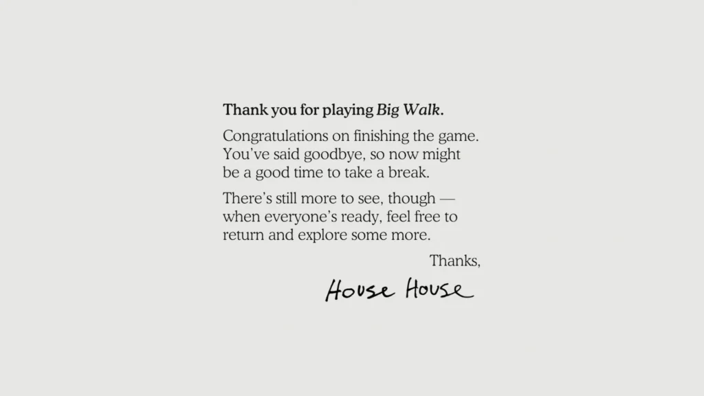 Big Walk Normal Ending (2)