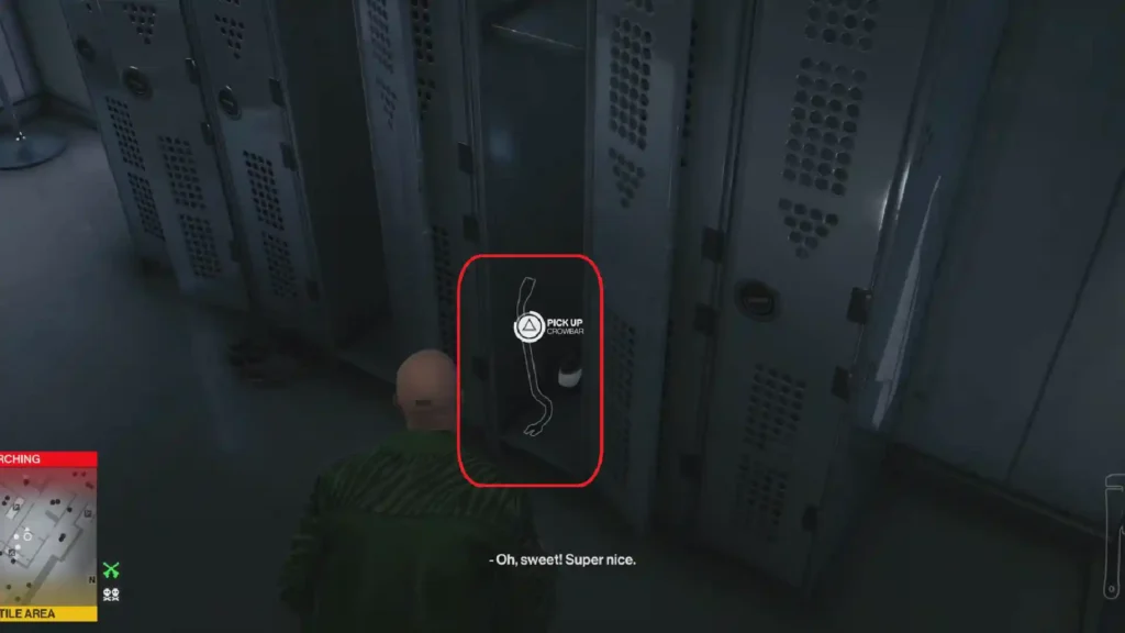 Crowbar pick up