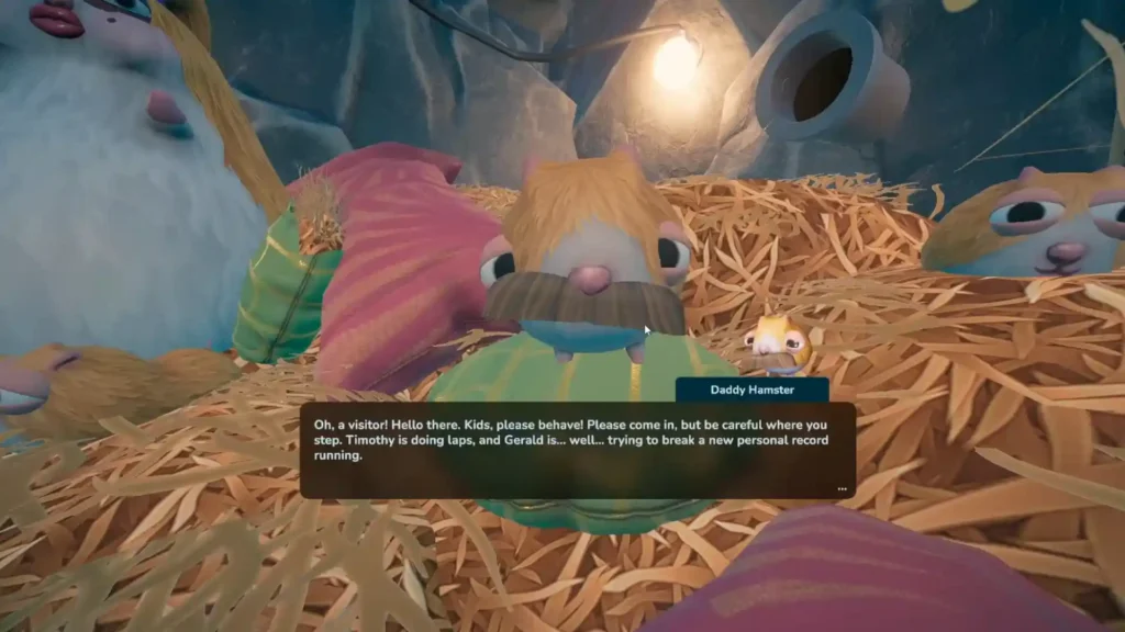 Daddy Hamster Talking