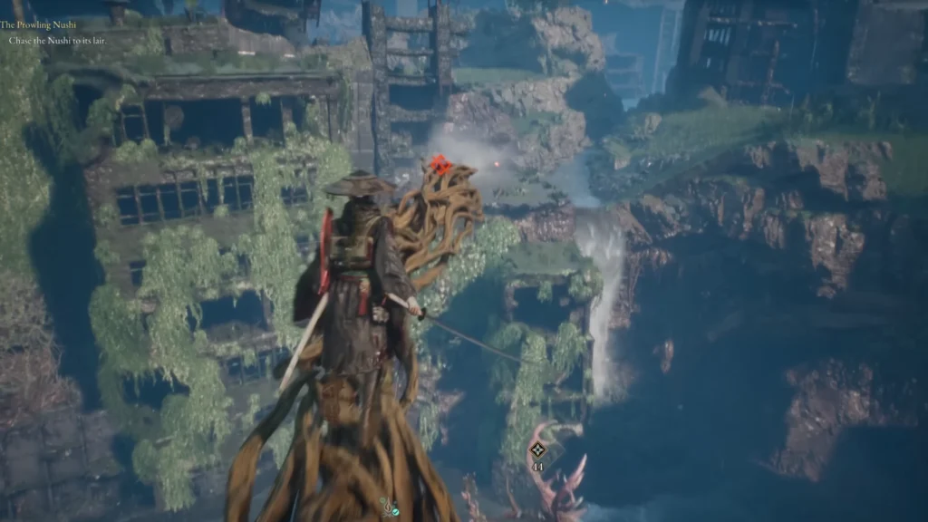 Top 13 Things To Know About Beast Of Reincarnation Before Playing | Beast of Reincarnation | GamesHorizon Image of Emma using her hair to make a vine bridge.