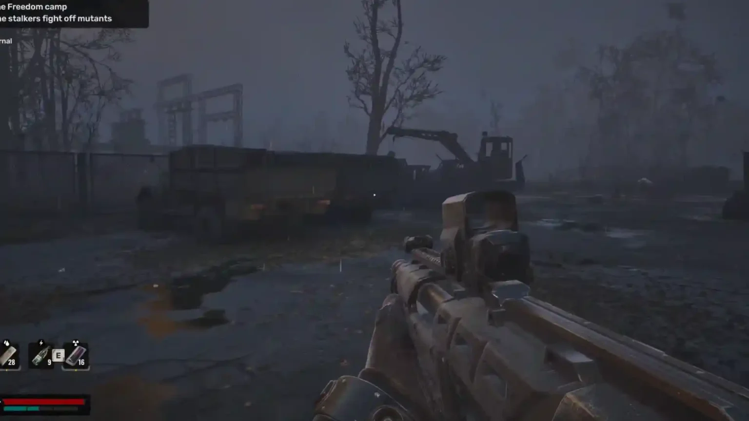 Freedom Camp site in S.T.A.L.K.E.R. 2_ Cost of Hope DLC