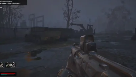 Freedom Camp site in S.T.A.L.K.E.R. 2_ Cost of Hope DLC