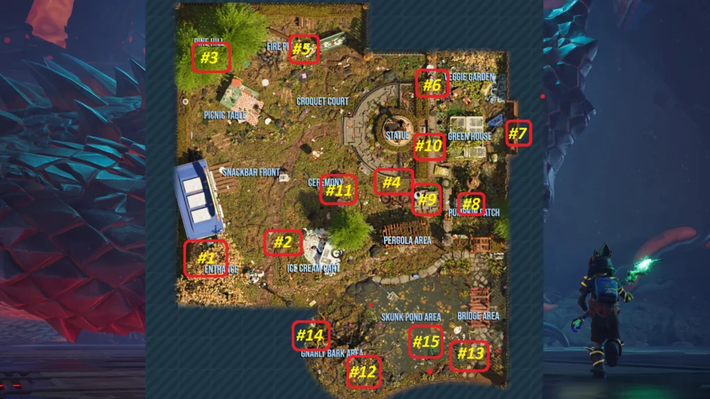 Grounded 2 Into the Abyss Capz Location on Broookhaven Park Map