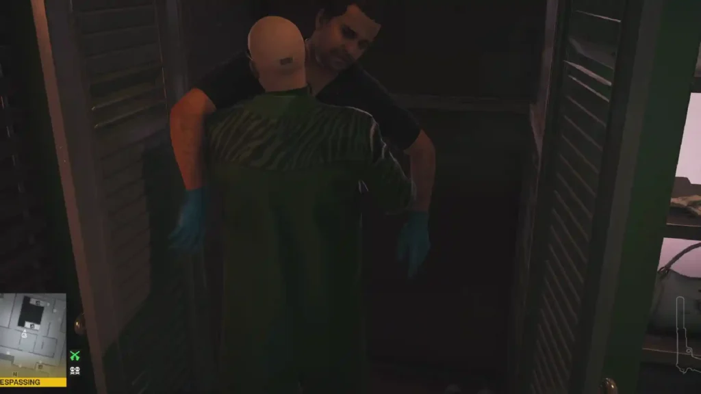 Hiding body