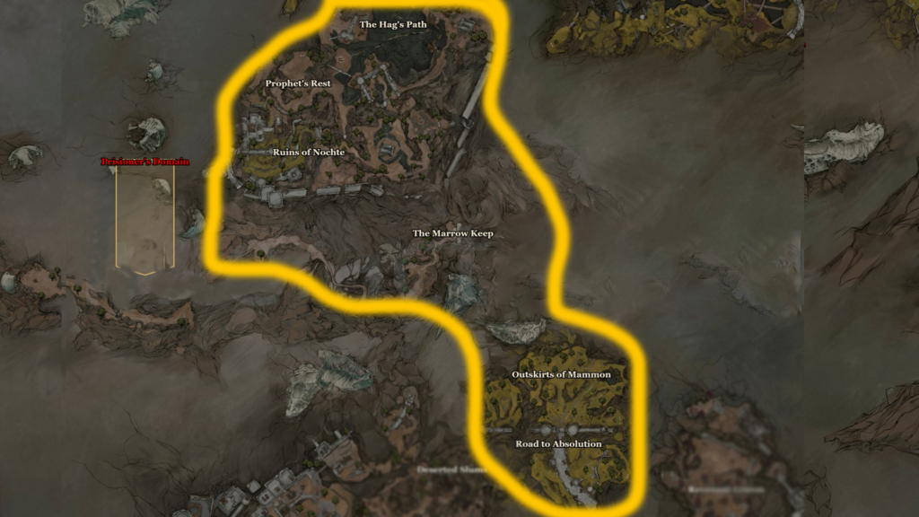 Mortal Shell 2 Middle Section of Map
