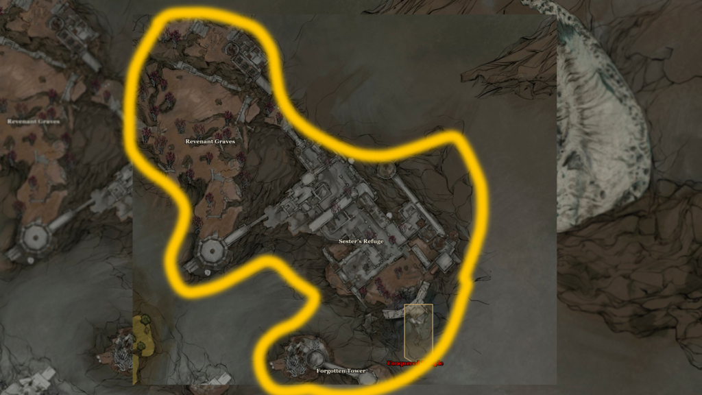 Mortal Shell 2 Southeast Section of Map