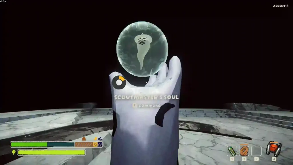 PEAK - How to Free the Scoutmaster's Soul | PEAK | GamesHorizon Communing with Scoutmaster's Soul