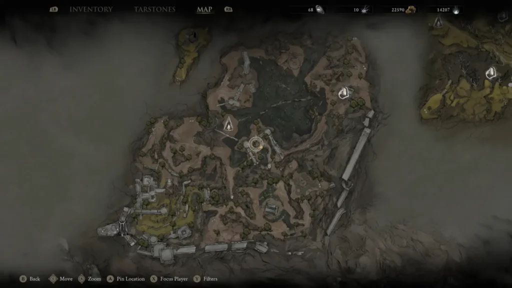 Outskirts of Nochte Beacon in Fainweald in Mortal Shell 2
