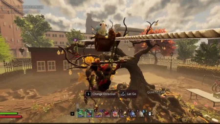 Player using Zipline in Grounded 2