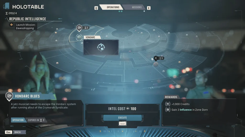 Star Wars Zero Company - Bond Farming Guide | | GamesHorizon Star Wars Zero Company Operation Screen