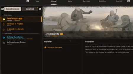 Terra Incognita PDA entry in S.T.A.L.K.E.R. 2: Cost of Hope DLC