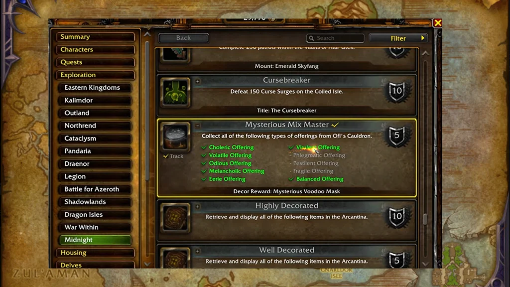 WoW Midnight Mysterious Mix Master Feature Image