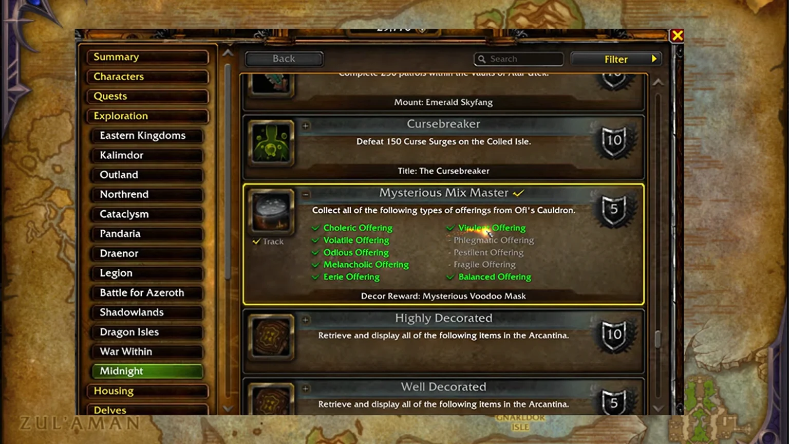 WoW Midnight Mysterious Mix Master Feature Image