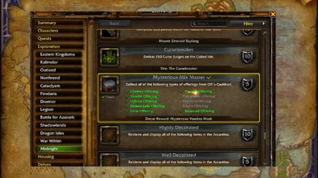WoW Midnight Mysterious Mix Master Feature Image