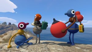 An image showing the gameplay of Big Walk.