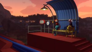 How To Start the Train in Big Walk An image showing the gameplay of Big Walk.