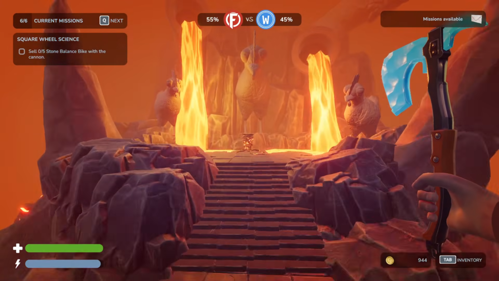 Chop Chop Inc - How To Open The Well & Uses | Chop Chop Inc | GamesHorizon An image showing the gameplay of Chop Chop Inc.