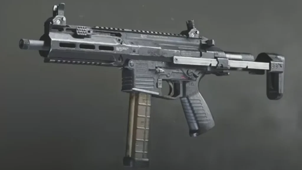 Image of MW4 ISO Nightshade SMG on a grey background