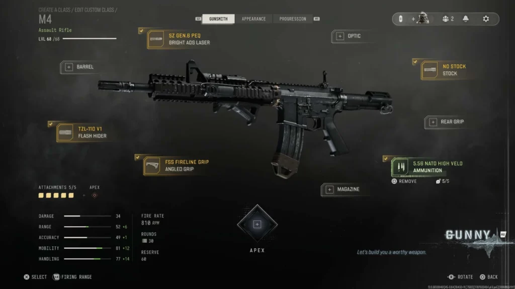 COD MW4 - Best Low Recoil M4 Loadout | MW4 | GamesHorizon Image of MW4 M4 low recoil build in Gunsmith