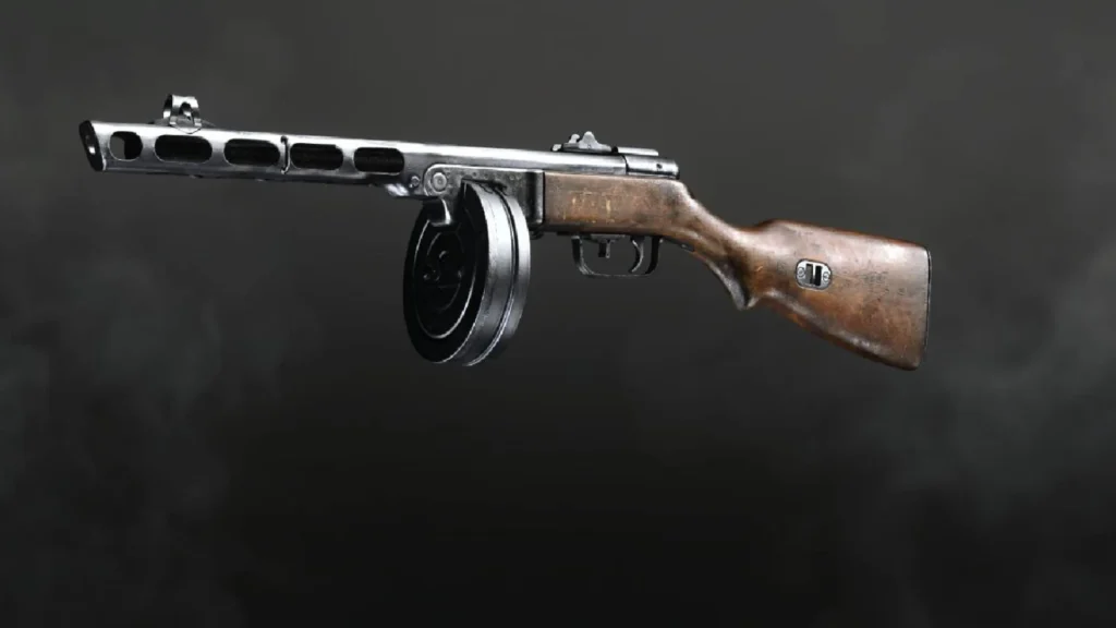 Image of MW4 PPSH SMG on a grey background